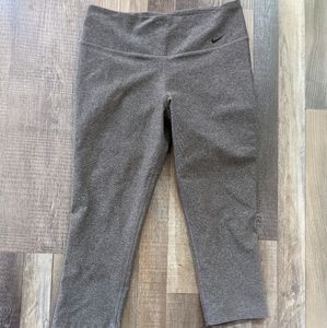 Nike, brown capris, women's medium
